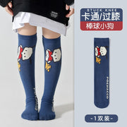 Girls Children Spring Over The Knee Stockings Kawaii Kuromi My Melody Cinnamoroll Pochacco Autumn Winter Cotton Mid-calf Socks gogodiggity