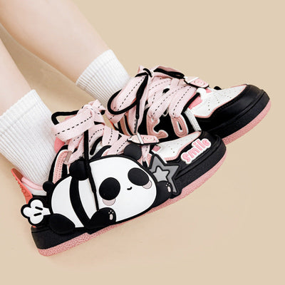 Casual Sports Skate Shoes Female Dopamine gogodiggity