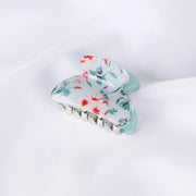 Acrylic Floral Sweet Small Hair Claw Clips Women Girls Plastic Print Crab Barrettes Clips Hair Clamps Hairpins Hair Accessories gogodiggity