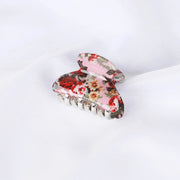 Acrylic Floral Sweet Small Hair Claw Clips Women Girls Plastic Print Crab Barrettes Clips Hair Clamps Hairpins Hair Accessories gogodiggity