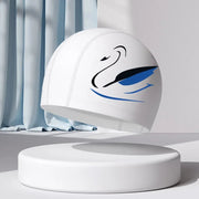 Girls Swimming Cap Cartoon Cute Waterproof High Elastic Ear Protection Swimming Hat for Children Boys Kids Swimming Accessories gogodiggity