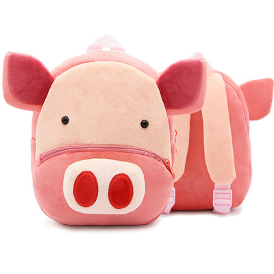 Cute Plush Backpacks Kindergarten Cartoon School Bags Children Animal Toys Bag gogodiggity