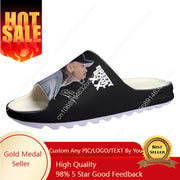 Chris Brown Custom Made Soft Sole Sllipers Home Clogs Step On Water Shoes Mens Womens Teenager Bathroom Beach Step In Slliper gogodiggity