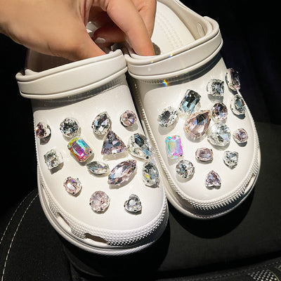 Shoe Buckle Shoes Flower Slippers Sandal Accessories gogodiggity