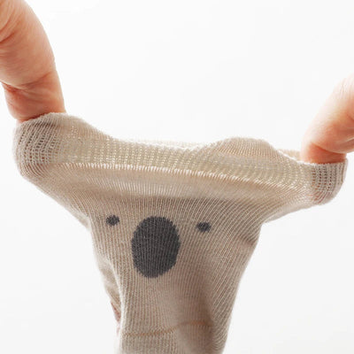 5 pairs/lot Newborn Combed Cotton Sock Toddler Non-Skid Cute Cartoon Animals Floor Socks Spring Summer Children Gripper Socks gogodiggity