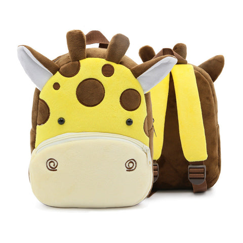 Cute Plush Backpacks Kindergarten Cartoon School Bags Children Animal Toys Bag gogodiggity