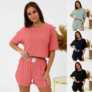Pajamas Comfortable Sexy Shorts Home Wear Suit Can Be Worn Outside Cross-border gogodiggity