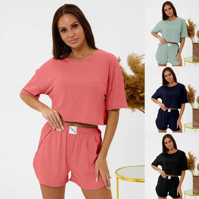 Pajamas Comfortable Sexy Shorts Home Wear Suit Can Be Worn Outside Cross-border gogodiggity