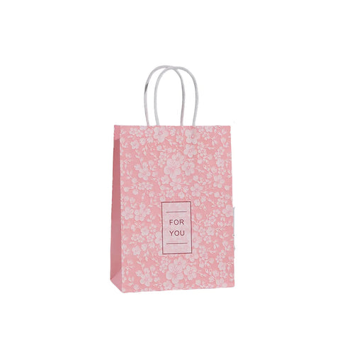 StoBag, Reusable Floral Gift Bags with Handles Elegant For You Designs for Weddings, Birthdays, and Special Occasions, 12/30Pcs gogodiggity