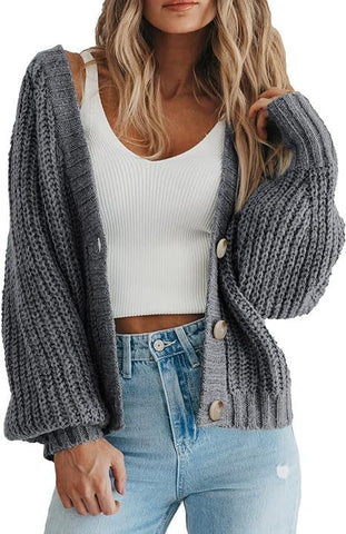Loose Knitted Coat Women's Clothing gogodiggity