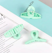 4.4CM New Solid Colour 3PCS/Set Candy Colour Small Cross Grip Clip Hairpin Barrettes for Kid Women Girl Accessories Headwear gogodiggity