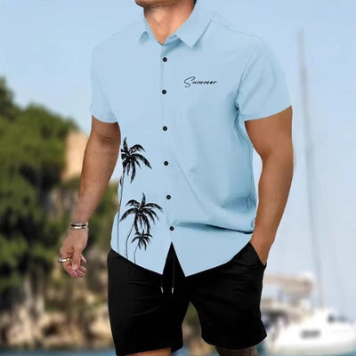 3D Digital Printing Shirt Short Sleeve Shorts Suit gogodiggity