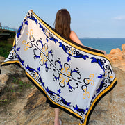 Sun-proof All-matching Shawl Beach Travel Dual-use Outdoor Beach Towel gogodiggity
