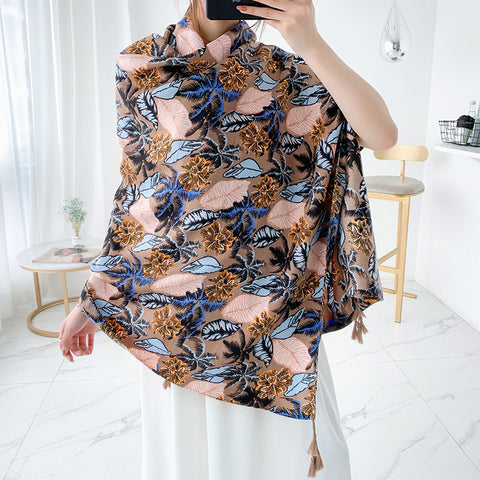 Ethnic Style Scarf Summer And Autumn Long Korean Style Scarf