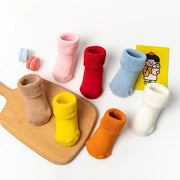 Baby Accessories Baby New Year Socks Girl Newborn Cute Warm Red Socks for Baby Girl 2 Years Non-slip Floor Cotton Children Socks gogodiggity
