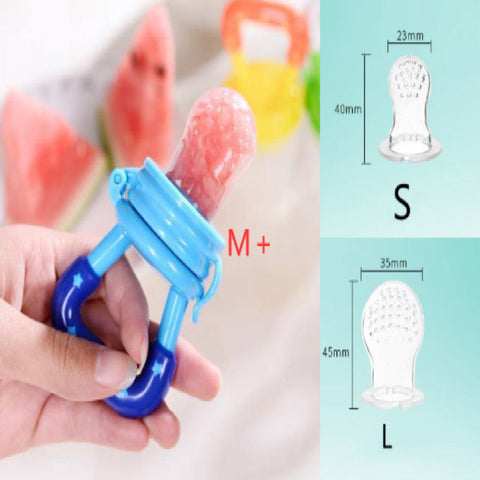 New Baby Silicone Pacifier, Encapsulated To Soothe Complementary Food Feeding Artifact gogodiggity