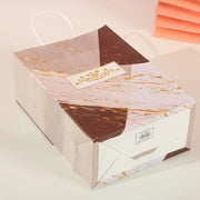 StoBag, Reusable Gift Tote Bags Elegant Marble and Gold Design for Weddings, Birthdays, Parties, Special Occasions, Packaging gogodiggity