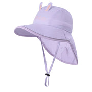 Children's Summer Hat Boys And Girls Outdoor Sunscreen Hat Large Brim Shawl Fisherman Hat Cap Cute Sun Hat Beach Accessories gogodiggity
