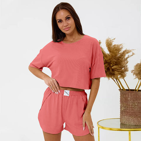 Pajamas Comfortable Sexy Shorts Home Wear Suit Can Be Worn Outside Cross-border gogodiggity