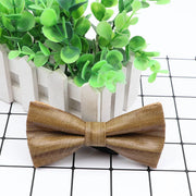 New Design Cork Wood Fashion Parent-Child Bow Ties Novelty Handmade Solid Neckwear Wedding Party Gift Accessories Men Bowtie gogodiggity