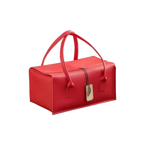 Elegant Imitation Leather Gift Box Perfect for Weddings Anniversaries and Special Occasions Comes with Carrying Handles gogodiggity