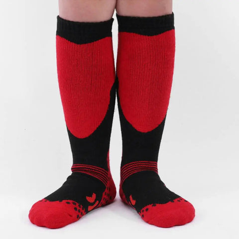 Breathable Ski Socks Children Ski Socks Children's Winter Ski Socks Thermal Cotton Long-tube Outdoor Sports for Boys Girls Sweat gogodiggity