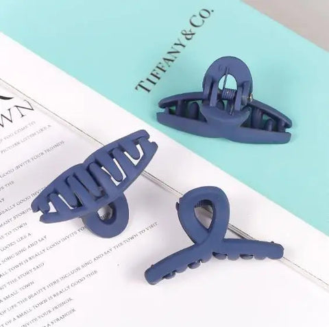 4.4CM New Solid Colour 3PCS/Set Candy Colour Small Cross Grip Clip Hairpin Barrettes for Kid Women Girl Accessories Headwear gogodiggity
