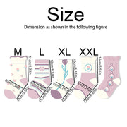 5 Pairs /Lot Autumn Winter New Children's Socks Korean ins Style Purple Flower Kids Socks All-match Casual Boys And Girls Socks gogodiggity