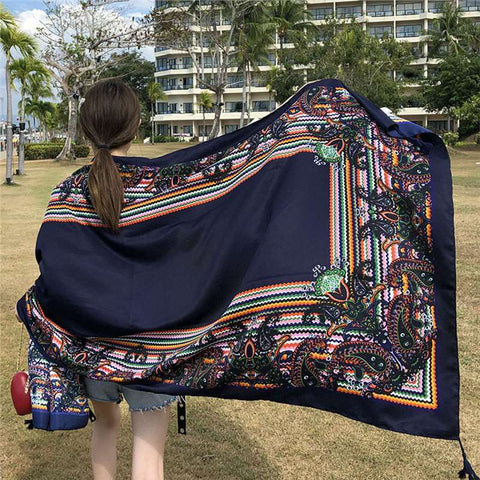Ethnic Style Scarf Summer And Autumn Long Korean Style Scarf