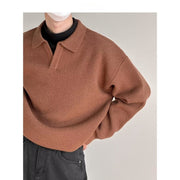 Men's Solid Color Loose Long Sleeves gogodiggity