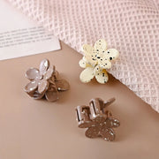 10Pcs Sweet Color Mxied Point Dot Mini Flower  Hair Claw Clip Hair Clips Hair Bangs Side Clips Hairpin Barrette Hair Accessories gogodiggity