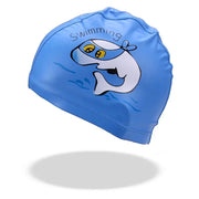 Girls Swimming Cap Cartoon Cute Waterproof High Elastic Ear Protection Swimming Hat for Children Boys Kids Swimming Accessories gogodiggity