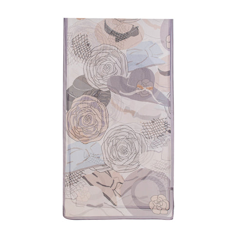 Silk Scarf Women's Mulberry Silk Printed Shawl gogodiggity