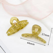 4.4CM New Solid Colour 3PCS/Set Candy Colour Small Cross Grip Clip Hairpin Barrettes for Kid Women Girl Accessories Headwear gogodiggity