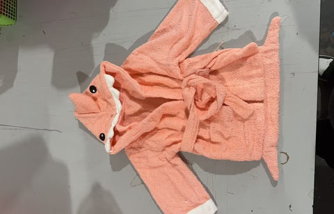 Children's Hooded Absorbent Animal-shaped Bathrobe gogodiggity