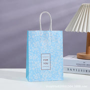 StoBag, Reusable Floral Gift Bags with Handles Elegant For You Designs for Weddings, Birthdays, and Special Occasions, 12/30Pcs gogodiggity