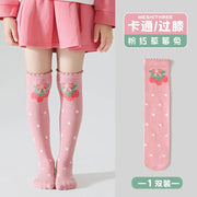 Girls Children Spring Over The Knee Stockings Kawaii Kuromi My Melody Cinnamoroll Pochacco Autumn Winter Cotton Mid-calf Socks gogodiggity