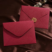 Luxury Linen Envelope and Letter Set with Wax Seals - Vintage Elegant Style - Perfect for Weddings, Parties & Special Occasions gogodiggity