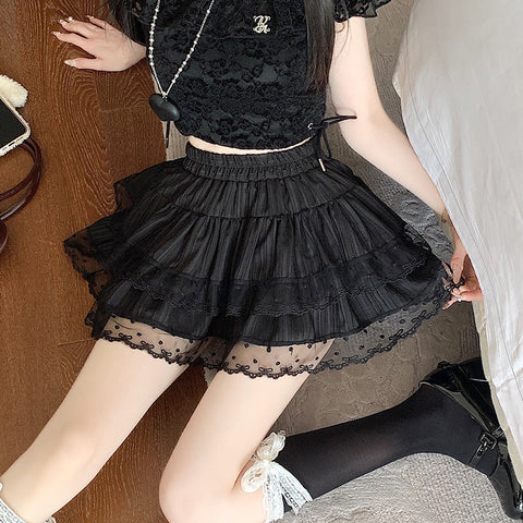 Women's Patchwork Cake Hot Girl Short Skirt gogodiggity