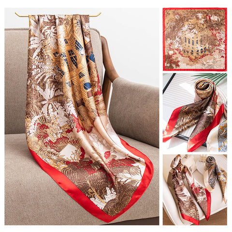 Women's Polyester Scarf Fashionable Printed Shawl gogodiggity