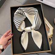 Stewardess Neck Protection Business Wear Matching Shirt Thin Scarf gogodiggity