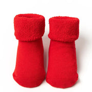 Baby Accessories Baby New Year Socks Girl Newborn Cute Warm Red Socks for Baby Girl 2 Years Non-slip Floor Cotton Children Socks gogodiggity