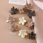 10Pcs Sweet Color Mxied Point Dot Mini Flower  Hair Claw Clip Hair Clips Hair Bangs Side Clips Hairpin Barrette Hair Accessories gogodiggity