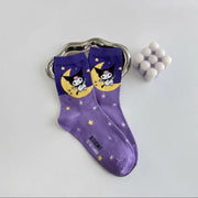Cartoon Sanrio Hello Kitty Women's Socks My Melody Cute Girl Mid-tube Cotton Socks Kawaii Student Sock Girl Kids Christmas Gift gogodiggity