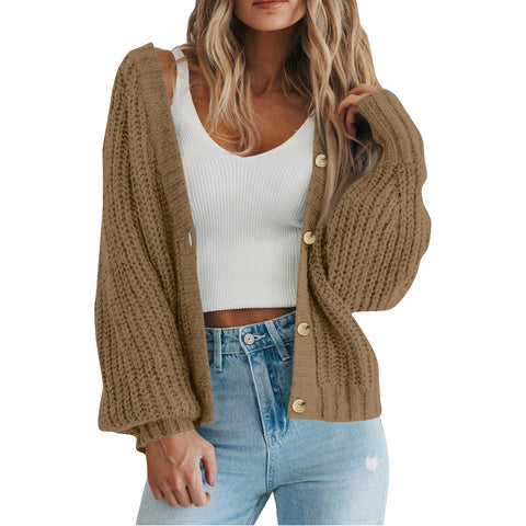 Loose Knitted Coat Women's Clothing gogodiggity
