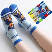 5 Pairs Paw Patrol Kids Socks Cotton Boys Cute Cartoon Socks for Children Baby Casual Socks Autumn Soft Clothing Accessories New gogodiggity