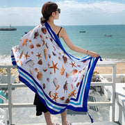 Sun-proof All-matching Shawl Beach Travel Dual-use Outdoor Beach Towel gogodiggity