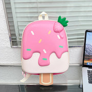 Cute Cartoon Kids Backpack Ice-cream Shape Baby Bag Kindergarten School Bag Boys Girls Toddler Backpack Children Accessories gogodiggity