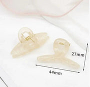 4.4CM New Solid Colour 3PCS/Set Candy Colour Small Cross Grip Clip Hairpin Barrettes for Kid Women Girl Accessories Headwear gogodiggity