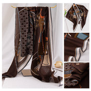 Vintage Print Polyester Fashion Scarf Dual-use Shawl gogodiggity